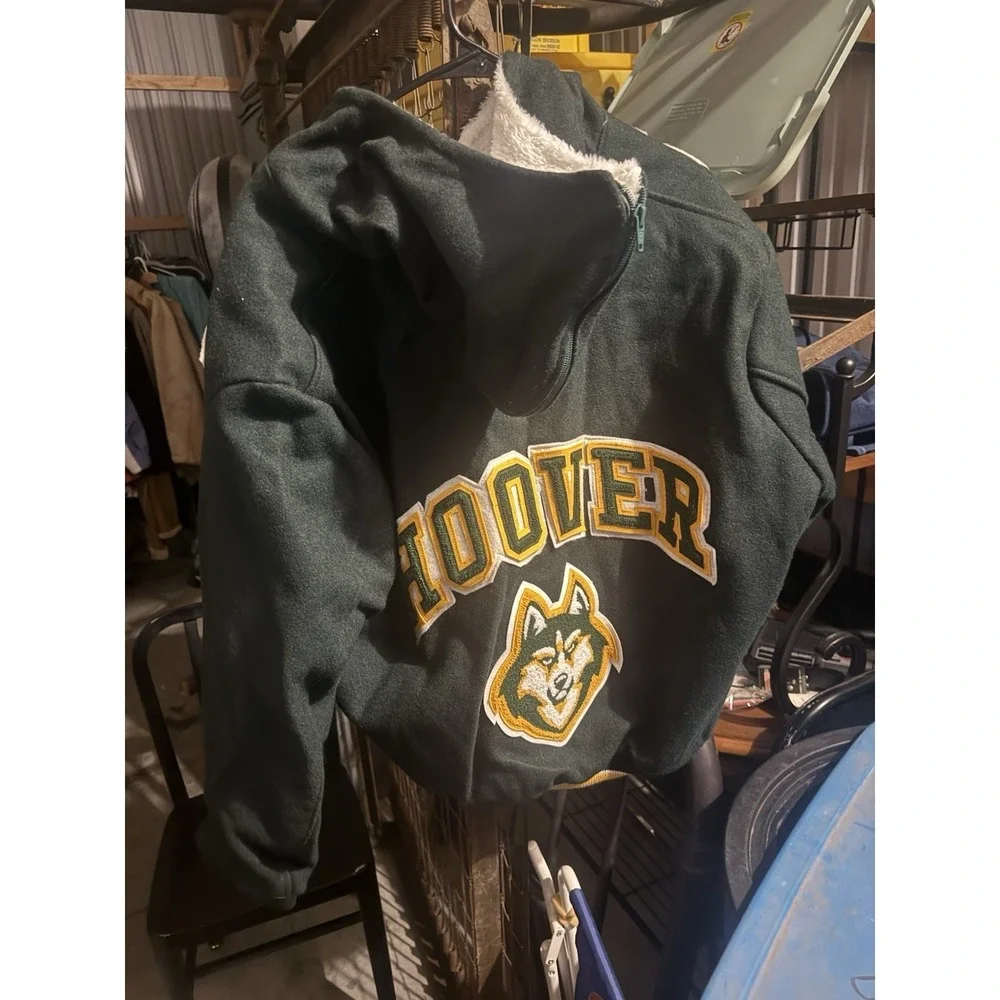 Vintage Hoover High School Varsity Jacket Vas Ginkel Des Moines IA Size 46